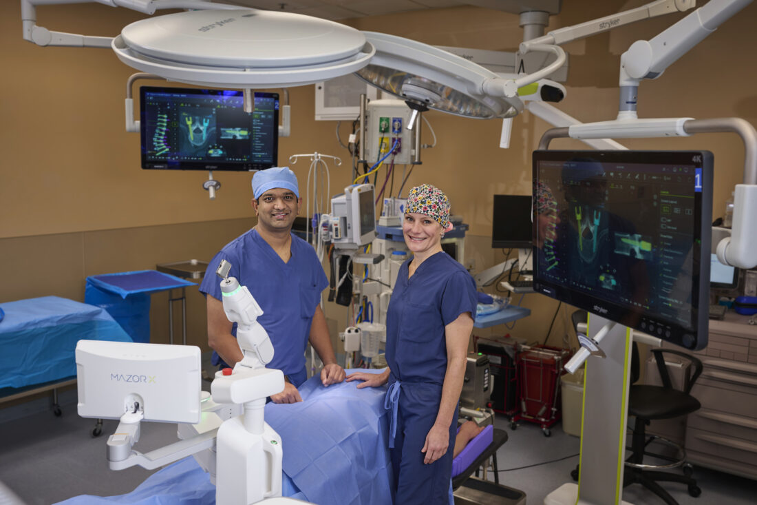 New robotic guidance system helps LMH Health with spine procedures ...